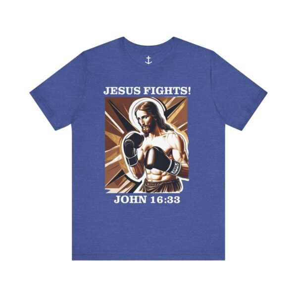 Jesus Fights! Shirt - Image 10