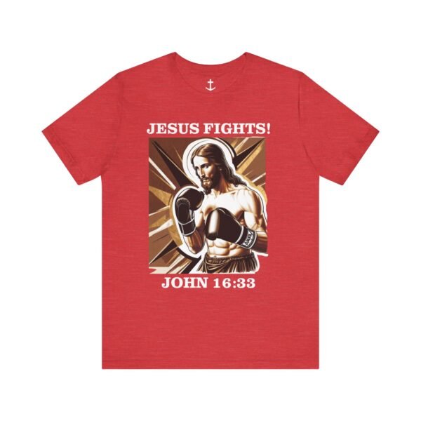 Jesus Fights! Shirt - Image 13