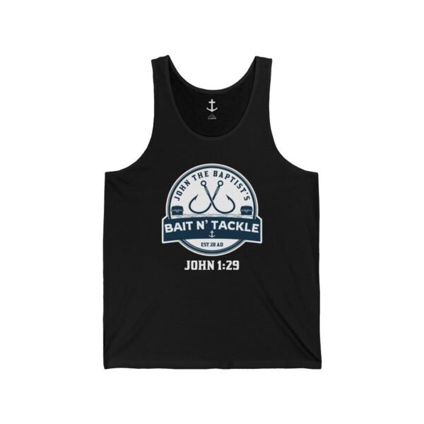 John The Baptist's Bait N' Tackle Tank Top - Image 3