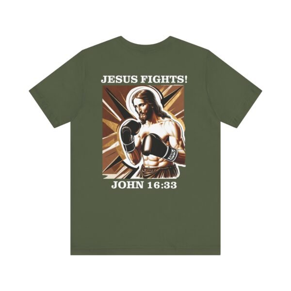 Jesus Fights! Shirt - Image 9