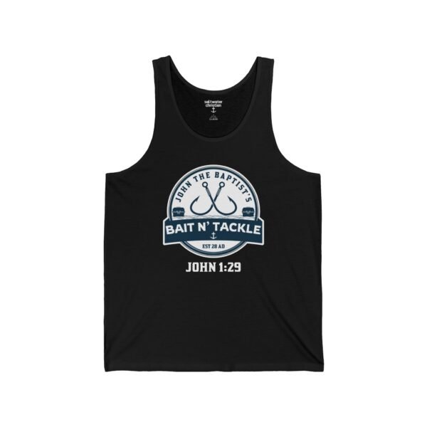 John The Baptist's Bait N' Tackle Tank Top - Image 4